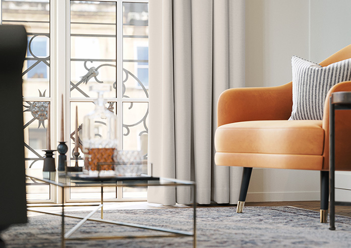 Oslo, Ivory - Made to Measure Curtains - Image 5